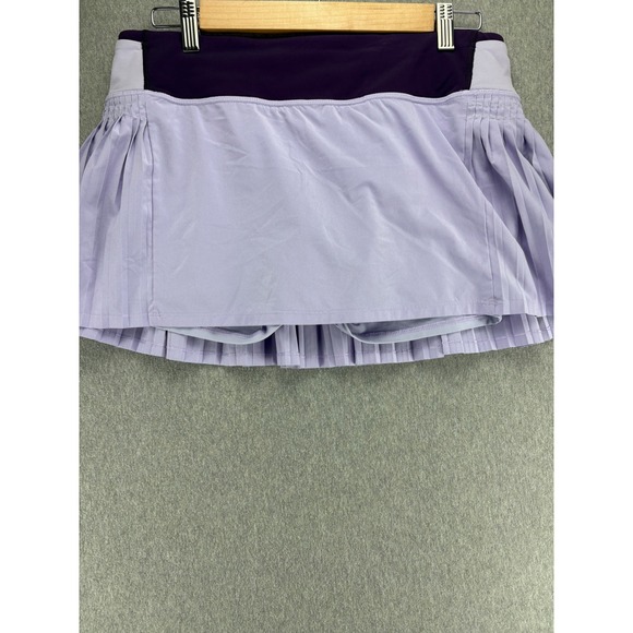 Lululemon Tennis Skirt Womens L Lavender Pleated Purple Running Athletic Skort - Picture 1 of 8